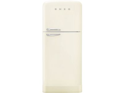 Jaren '50 Koelkast/diepvriezer 362+107L NO FROST scharnieren rechts breedte 80cm creme