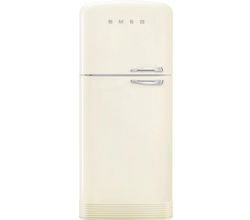 Jaren '50 Koelkast/diepvriezer 362+107L NO FROST scharnieren links breedte 80cm creme Smeg