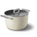 Smeg Kookpot met glazen deksel 26 cm crème