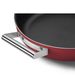 Sauteerpan met glazen deksel 28 cm rood 