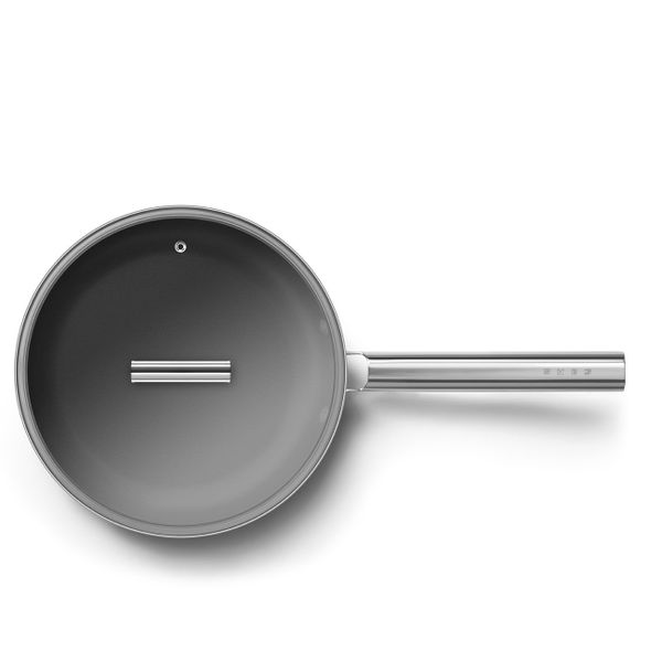 Smeg Braadpan 26 cm zwart