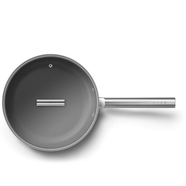 Smeg Braadpan 28 cm zwart