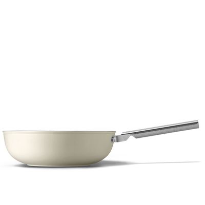 Wok 30 cm Crème Smeg