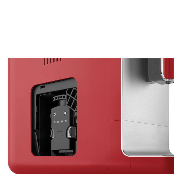 Smeg Automatische koffiemachine met stoomfunctie Rood