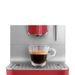 Smeg Automatische koffiemachine met stoomfunctie Rood