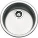 Smeg Spoelbak rond standaard opbouw of onderbouw - 43 cm diameter - inox