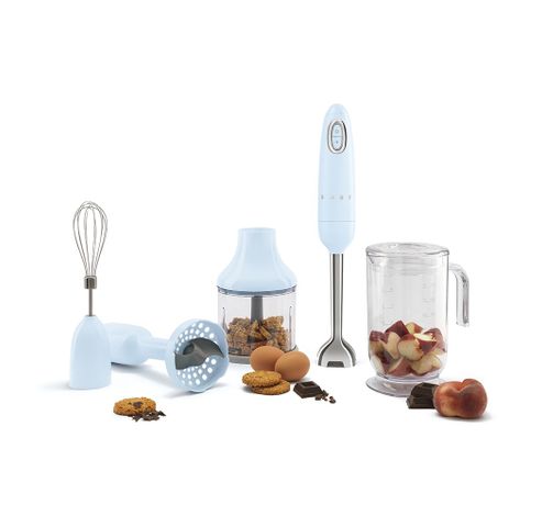 Mixeur plongeant avec accessoires - bleu pastel  Smeg