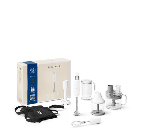 All Mix edition Handblender met verschillende accessoires,  Smeg