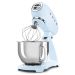 Robot sur socle - bol en inox volume 4,8 litres - bleu pastel 