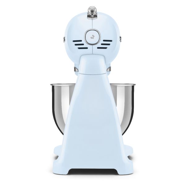 Robot sur socle - bol en inox volume 4,8 litres - bleu pastel 