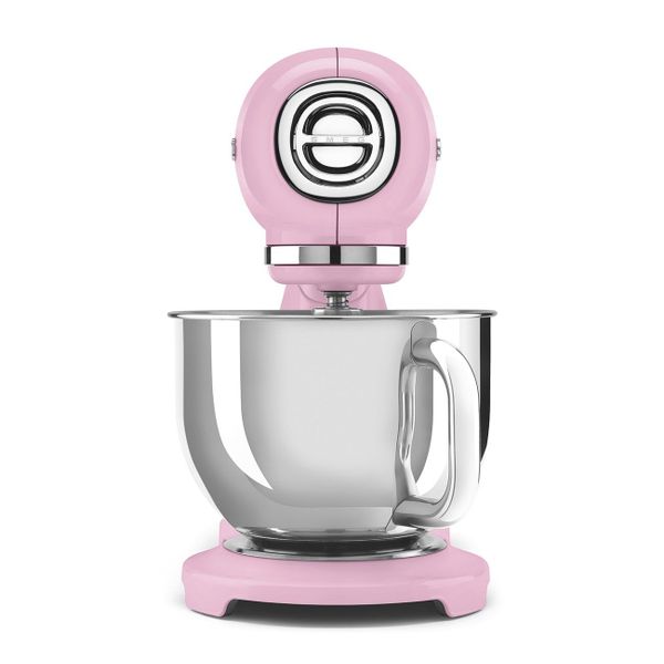 Robot sur socle - bol en inox volume 4,8 litres - rose 