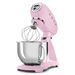 Robot sur socle - bol en inox volume 4,8 litres - rose 