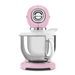 Smeg Keukenrobot inox mengkom volume 4,8 liter roze