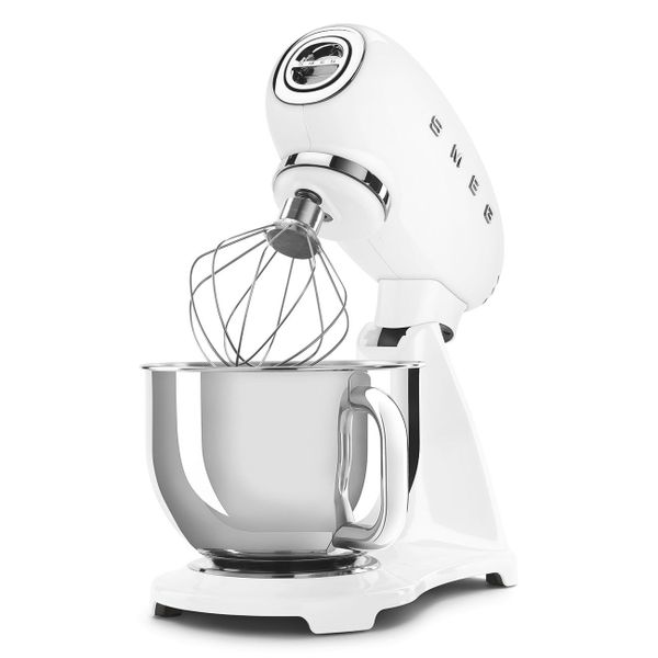 Robot sur socle - bol en inox volume 4,8 litres - blanc 