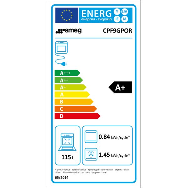 Fornuis Portofino CPF9GPOR Smeg