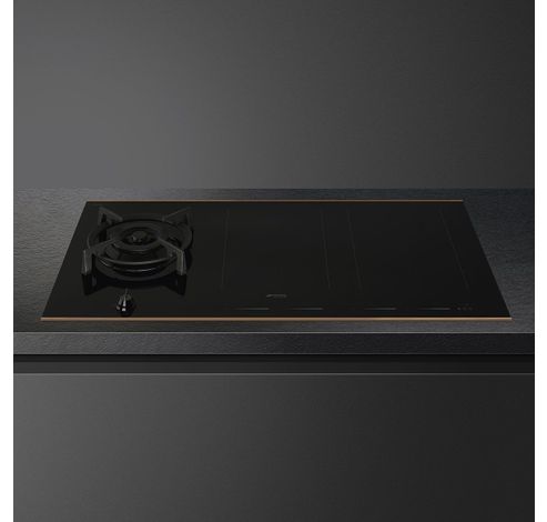 Dolce Stil Novo Table de cuisson gaz / induction 90cm PM6954R  Smeg