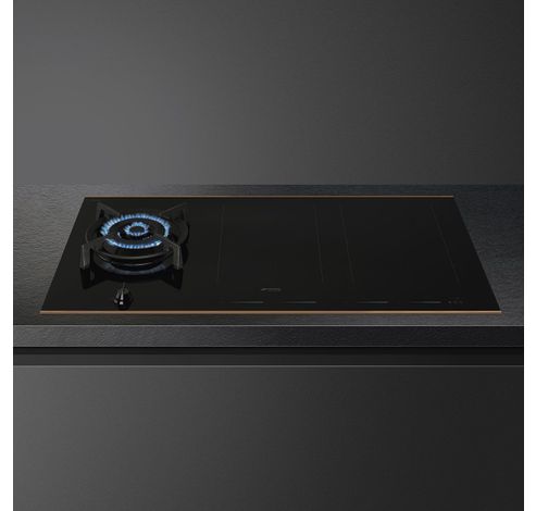 Dolce Stil Novo Table de cuisson gaz / induction 90cm PM6954R  Smeg