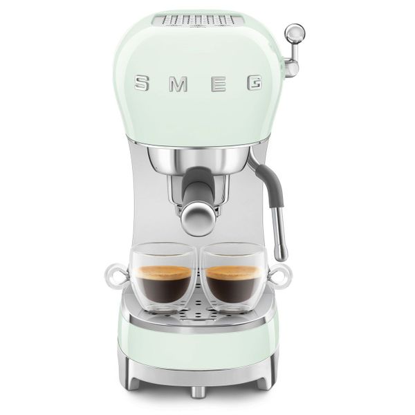 Smeg ECF02 Espresso koffiemachine - pastelgroen