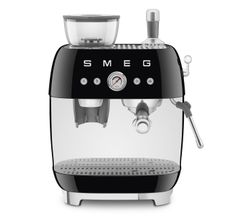 Espresso koffiemachine met geïntegreerde molen - zwart Smeg