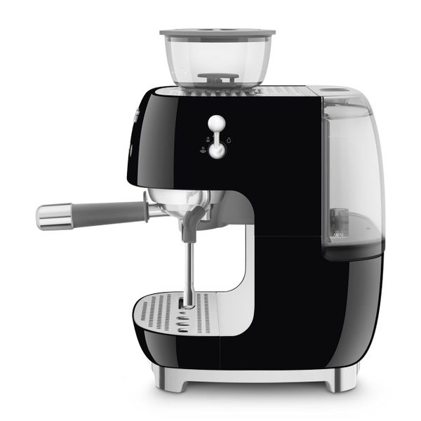 Espresso koffiemachine met geïntegreerde molen - zwart Smeg