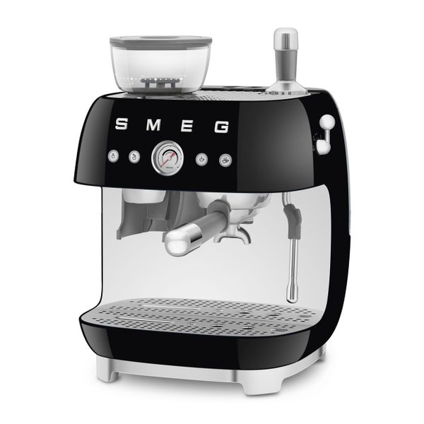 Espresso koffiemachine met geïntegreerde molen - zwart Smeg