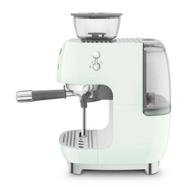 Smeg Espresso koffiemachine met geïntegreerde molen - pastelgroen