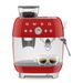 Smeg Espresso koffiemachine met geïntegreerde molen - rood