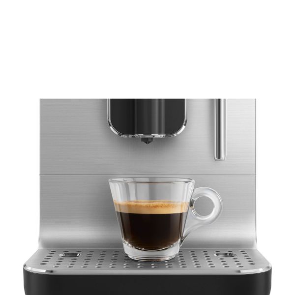 Bean to cup Volautomatische koffiemachine stoomfunctie - mat zwart met inox 