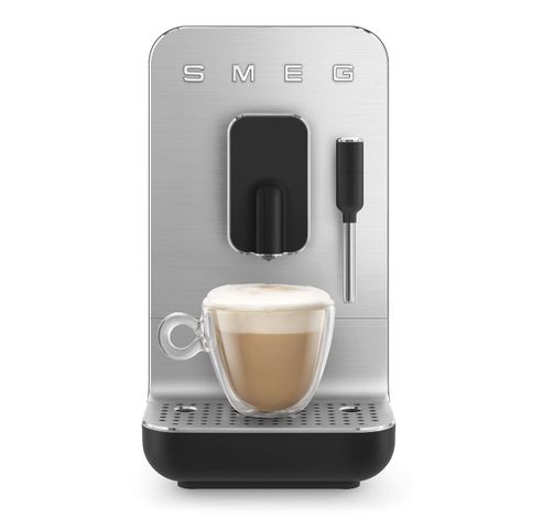 Bean to cup Volautomatische koffiemachine stoomfunctie - mat zwart met inox  Smeg