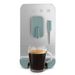 Smeg Bean to cup Volautomatische koffiemachine stoomfunctie - emerald green met inox