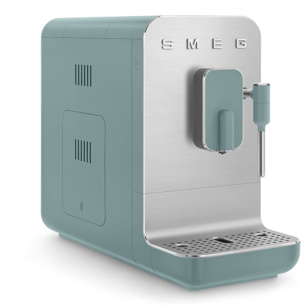 Smeg Bean to cup Volautomatische koffiemachine stoomfunctie - emerald green met inox