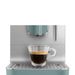 Bean to cup Volautomatische koffiemachine stoomfunctie - emerald green met inox 