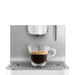 Bean to cup Volautomatische koffiemachine stoomfunctie - mat wit met inox 