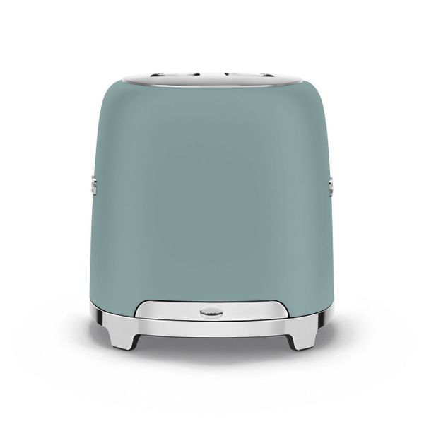 Smeg Broodrooster - 2 sleuven 2 sneden - emerald green