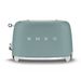 Smeg Broodrooster - 2 sleuven 2 sneden - emerald green