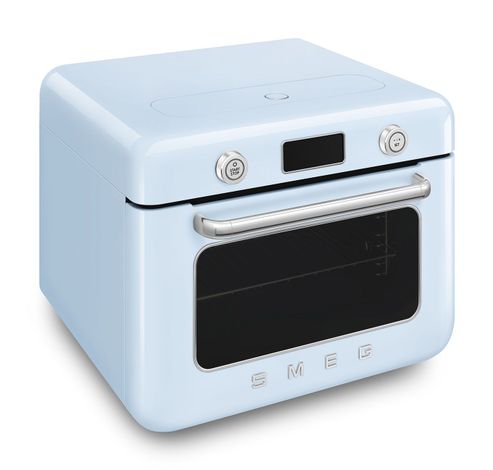 Vrijstaande combi stoomoven - 30L - 3 kookniveau's - 30 voorgeprogrameerde recepten - Pastelblauw  Smeg