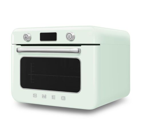 Vrijstaande combi stoomoven - 30L - 3 kookniveau's - 30 voorgeprogrameerde recepten - Pastelgroen  Smeg