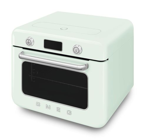 Vrijstaande combi stoomoven - 30L - 3 kookniveau's - 30 voorgeprogrameerde recepten - Pastelgroen  Smeg