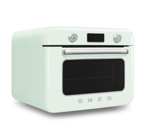 Vrijstaande combi stoomoven - 30L - 3 kookniveau's - 30 voorgeprogrameerde recepten - Pastelgroen  Smeg