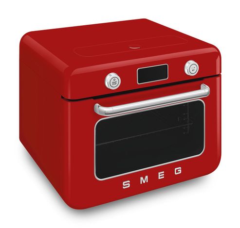 Vrijstaande combi stoomoven - 30L - 3 kookniveau's - 30 voorgeprogrameerde recepten - Rood  Smeg