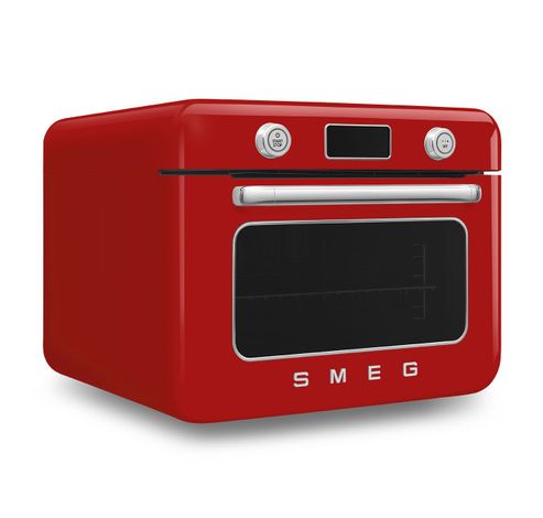 Vrijstaande combi stoomoven - 30L - 3 kookniveau's - 30 voorgeprogrameerde recepten - Rood  Smeg