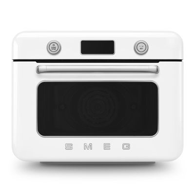 Four combi vapeur pose libre - 30L - 3 niveaux de cuisson - 30 recettes préprogrammées - Blanc Smeg