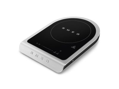 Draagbare inductie kookplaat - 1 kookzone - 9 vermogensniveau's + booster - slider bediening - Ø12-24 cm - temperatuursonde - Mat zwart