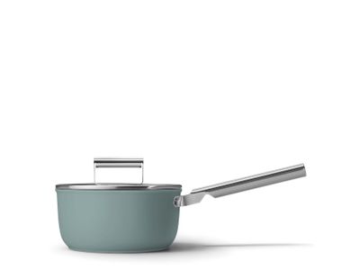 50's Style Aesthetic Steelpan met anti-aanbaklaag 20cm Emerald Green