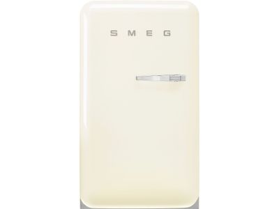 50's Style Koelkast/vriesvak 101L+13L scharnieren Links Crème