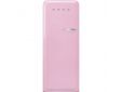 50's Style Koelkast/vriesvak 244L+26L scharnieren Links Roze