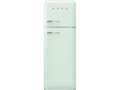 50's Style Koelkast/diepvriezer 222L+72L scharnieren Rechts Pastelgroen
