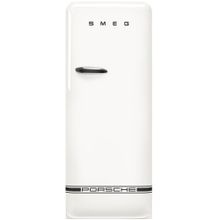 Porsche x SMEG Koelkast/vriesvak 244L + 26L scharnieren rechts Carrara Wit 