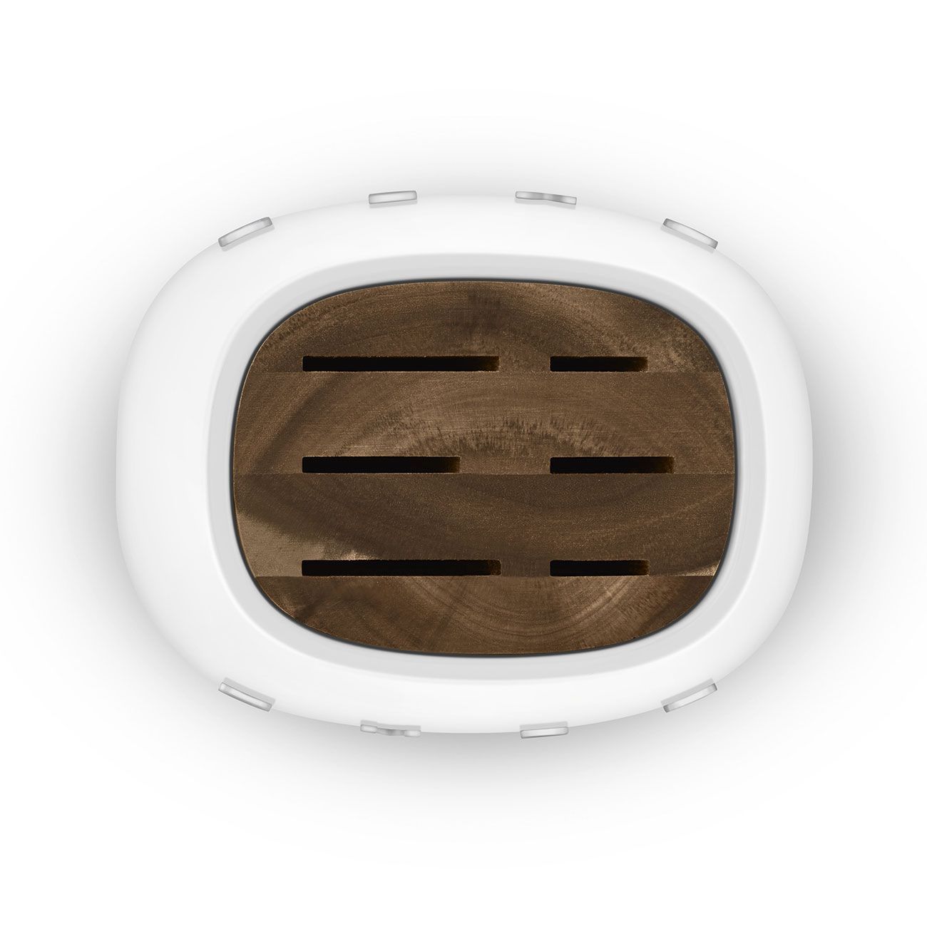 Bloc Couteaux Avec 6 Couteaux SMEG - Beige - Neuf Sous Emballage