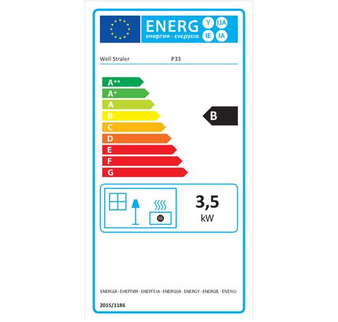 P33 HR+° Antraciet  WellStraler